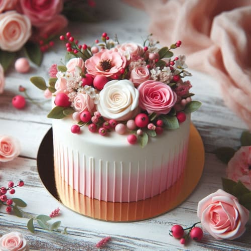 Millesaveurs Graduation Cake | Flowers